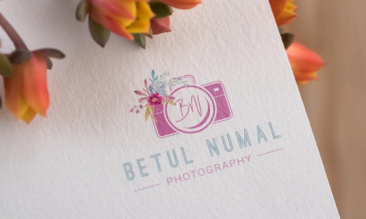 Betül Numal Photography logo design