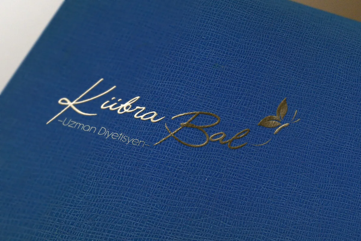 Dietitian Kübra Bal logo design